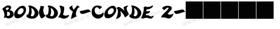 Bodidly-Conde 2字体转换